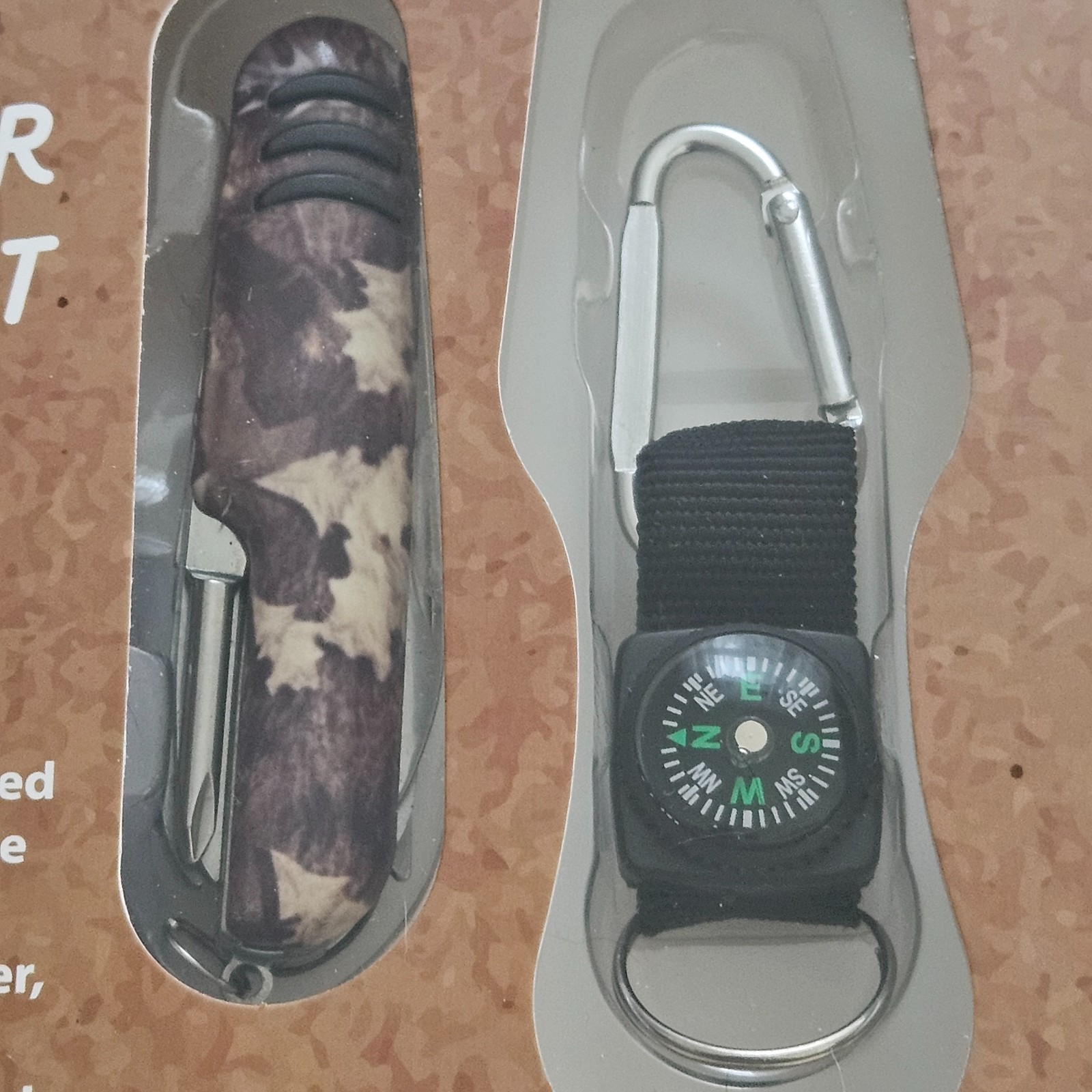 15-in-1 Multi Tool Knife Keyring Compass Screwdriver Fish Scaler Opener & More