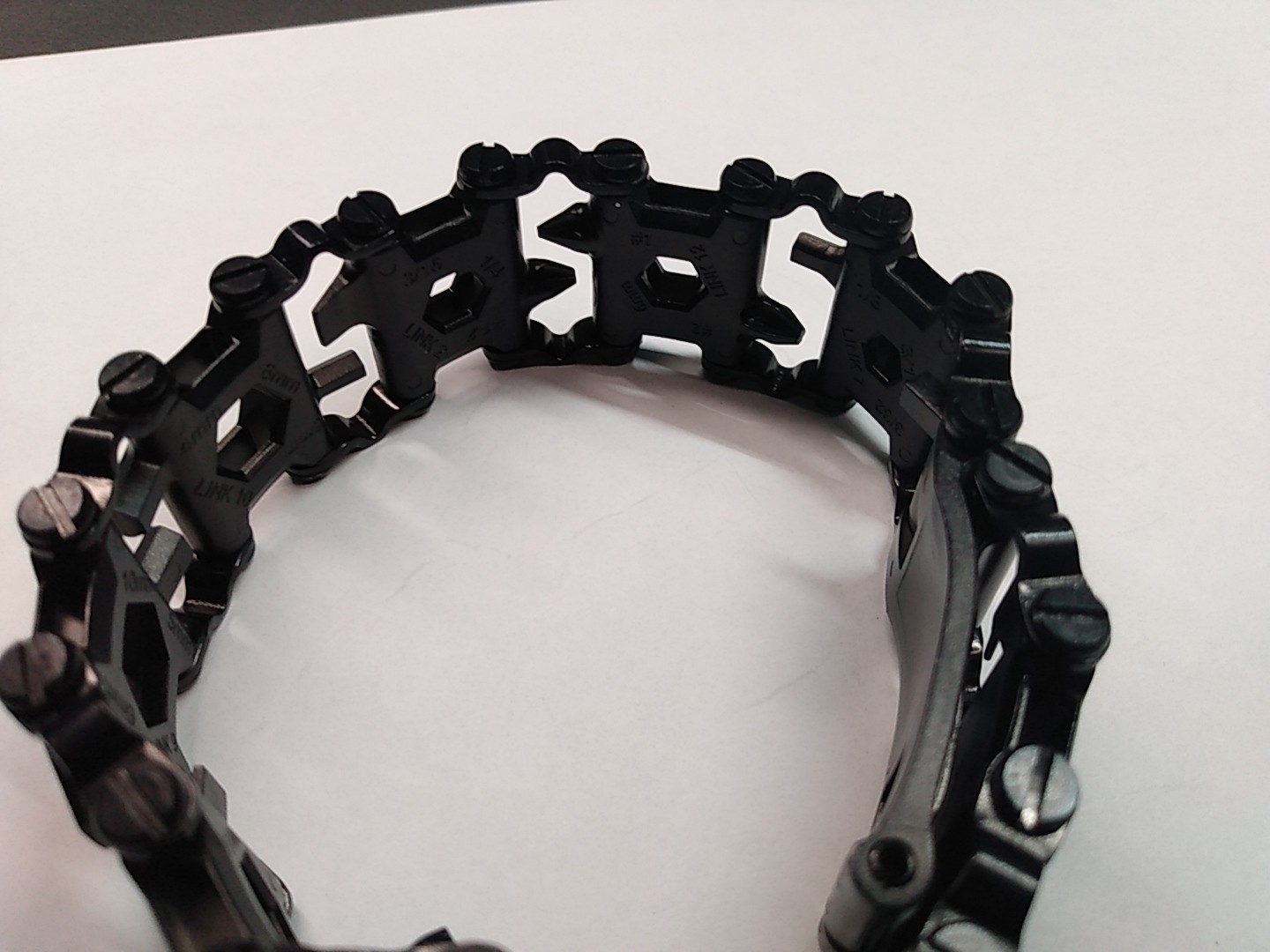 Leatherman Tread STYLE Stainless Steel Multitool Bracelet Black