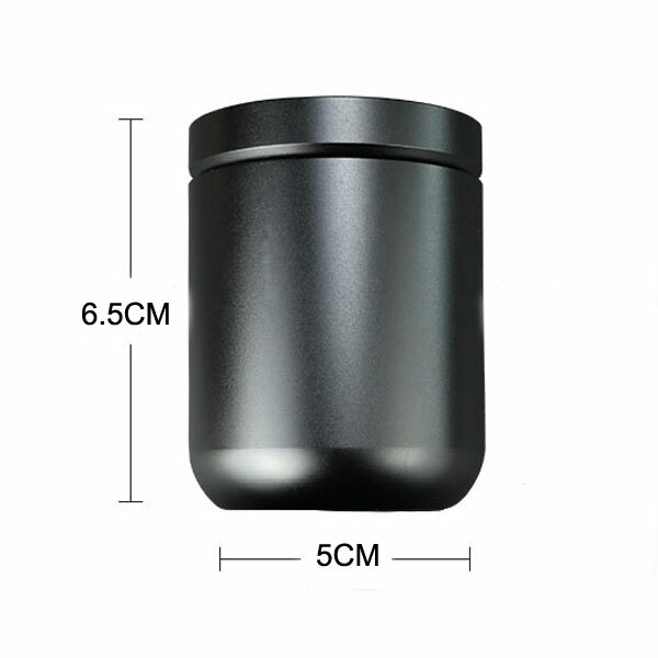 EDC Aluminium Alloy Waterproof Storage Box Sealed Pill Case Container Travel Cup