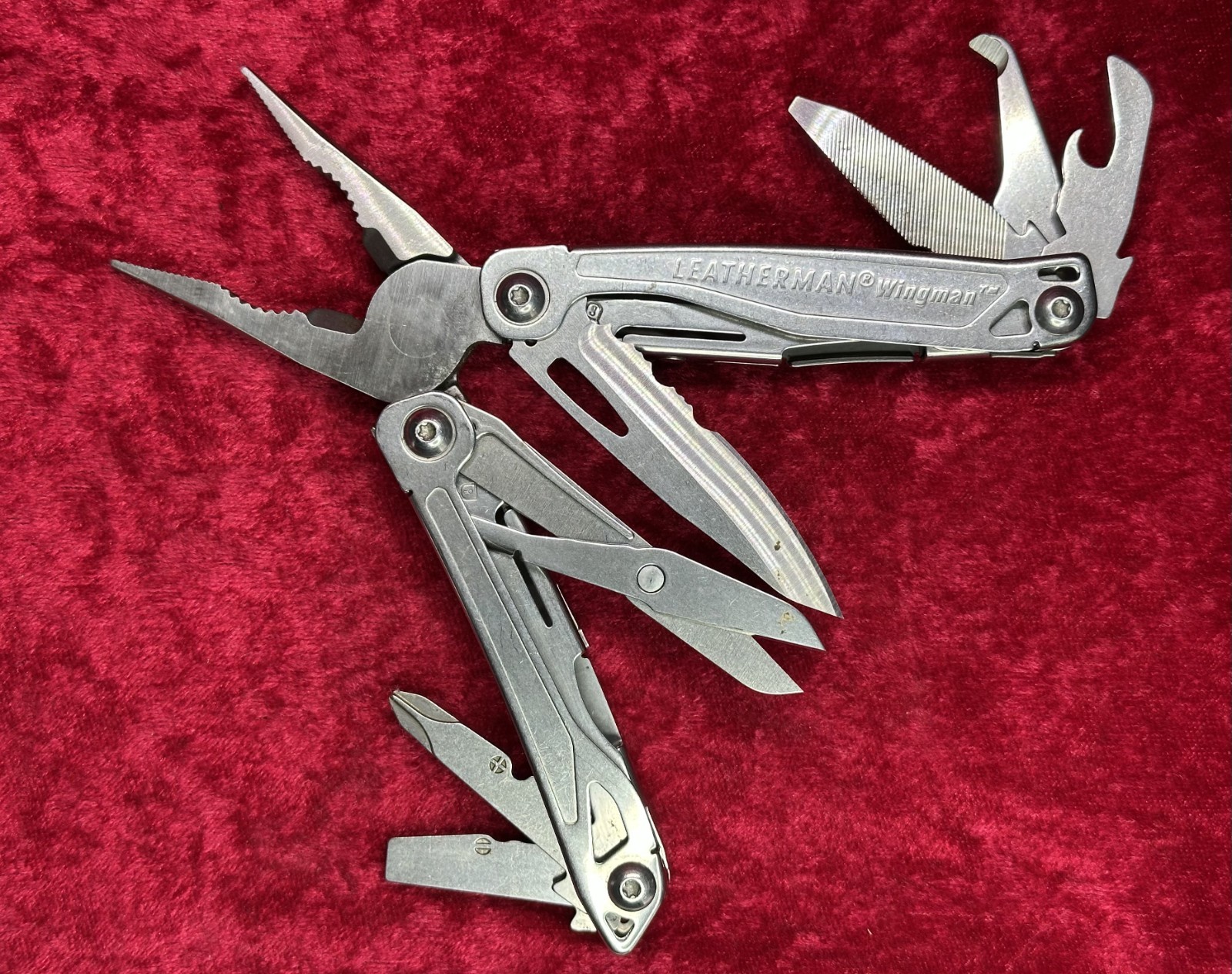 Leatherman WingMan Stainless 9 Tool Multi-Tool No Sheath Random Pick Used (379)