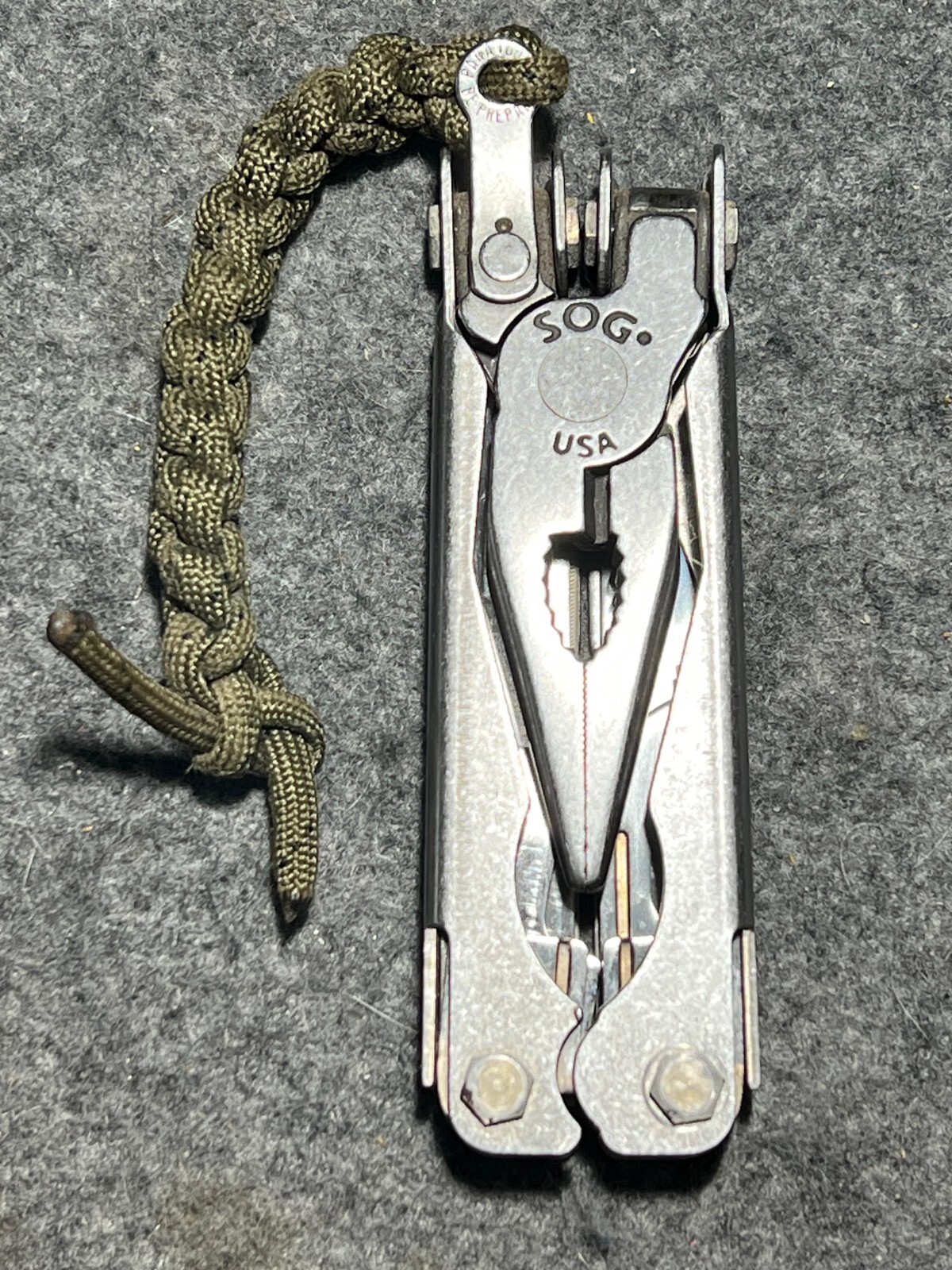SOG Para Multi-Tool with Nylon Sheath and Lanyard