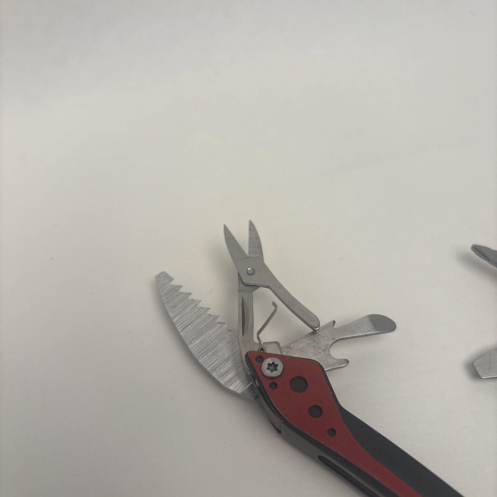 Cabela’s Lot Of 2 Purple Red 7-in-1 Small MultiTool Camp Hunt Fish Hike EDC