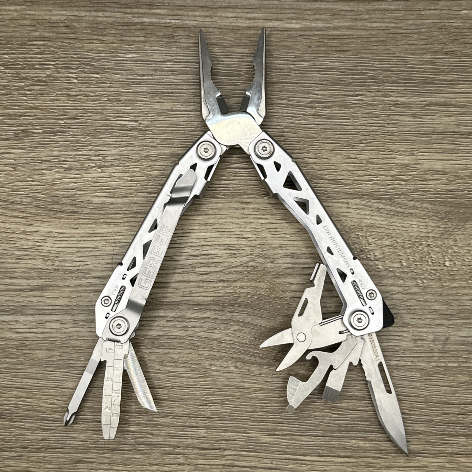 Gerber Suspension NXT Stainless 9 Tool Multi-Tool Pliers Used