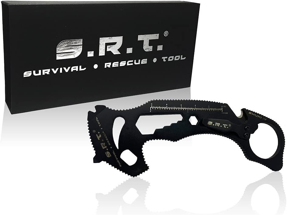 Survival Rescue Tool – 14 Function Premium Rescue Multitool for Everyday Carr…