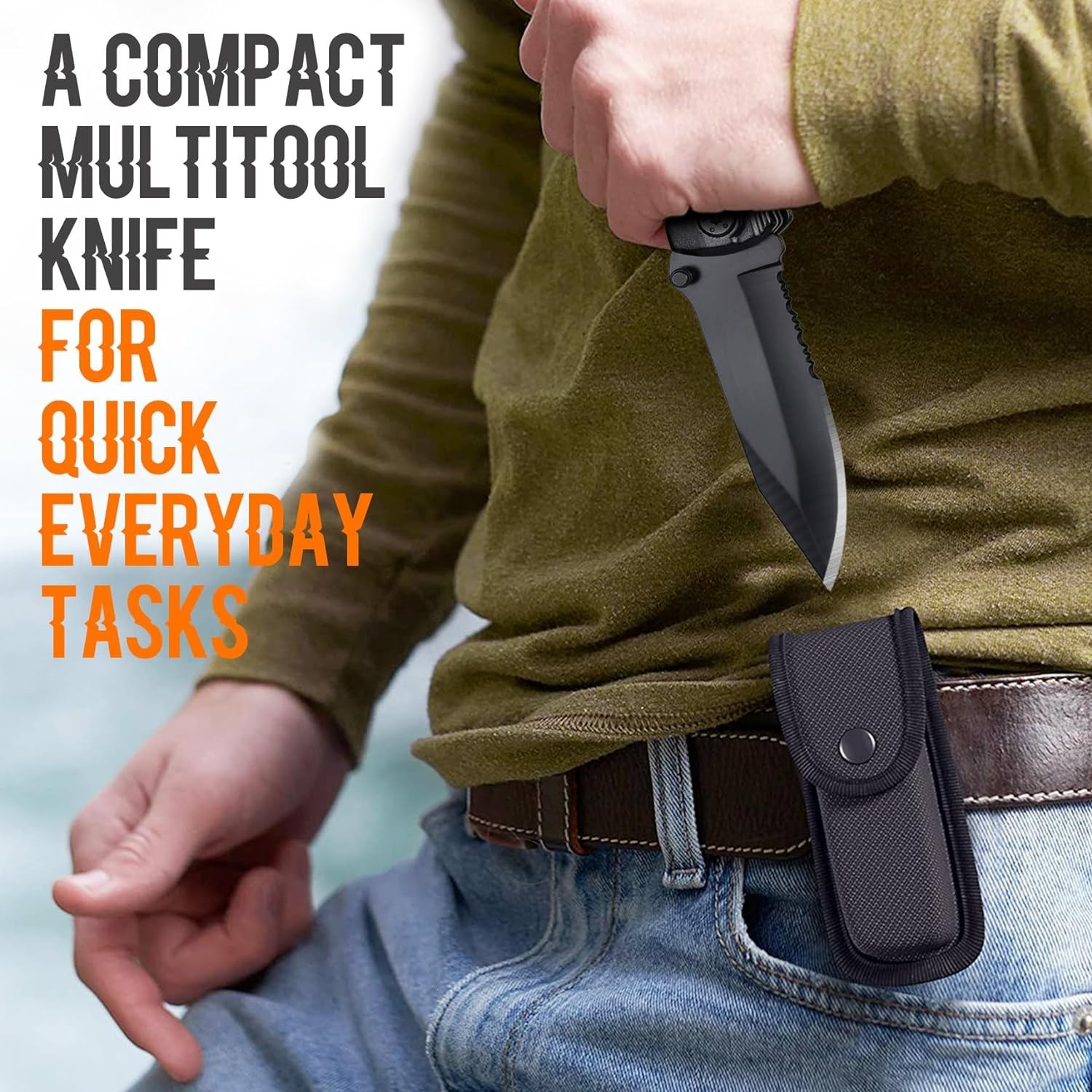 Gifts for Men Him Dad, Pocket Multitool Knife, Christmas Stocking Stuffers fo…