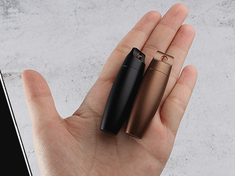 EDC Pocket Aluminium Alloy Outdoor Survival Waterproof Box Travel Keychain Tank