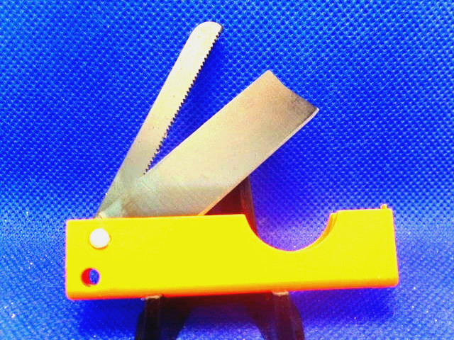 SPECIAL 2 for 1: 5IVE STAR GEAR 2-in-1 Knife/ Saw Pocket Combos Orange GREAT EDC