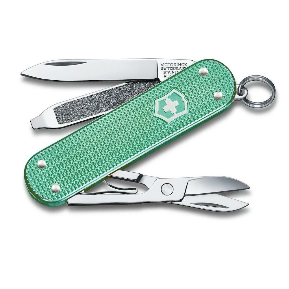 Victorinox Classic SD Alox Minty Mint Swiss Army Pocket Knife