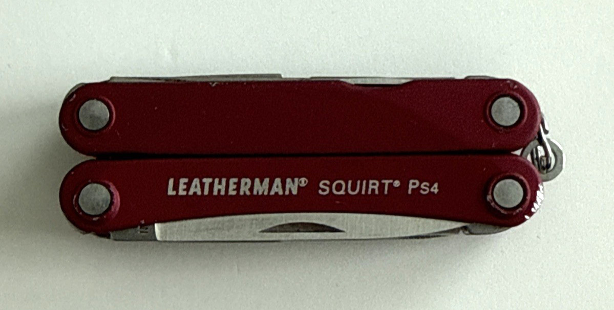 Leatherman Squirt PS4 Red Multi-Tool USA – Broken Scissors Spring