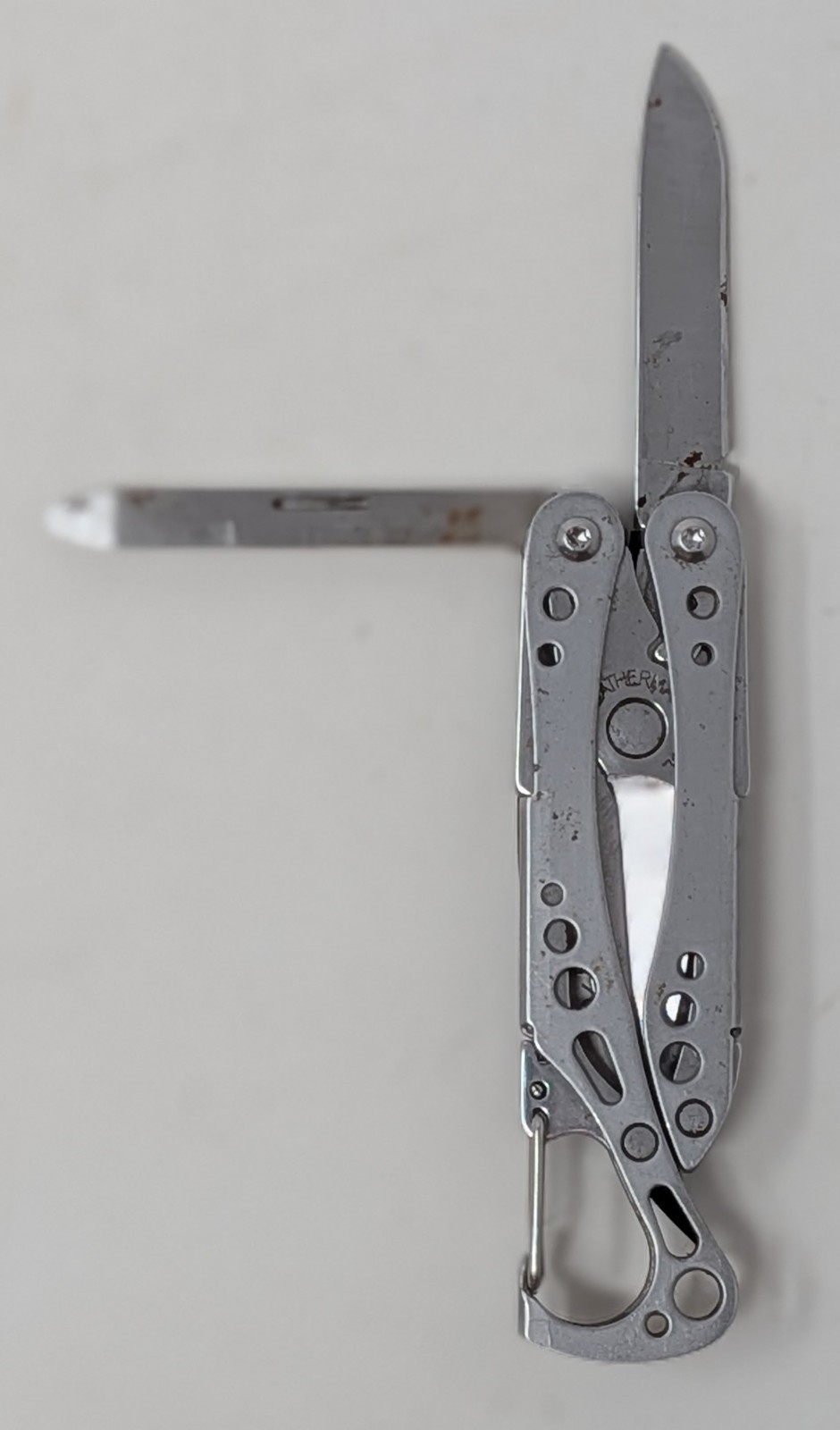 LEATHERMAN STYLE CS Black Multi-Tool Knife File Carabiner