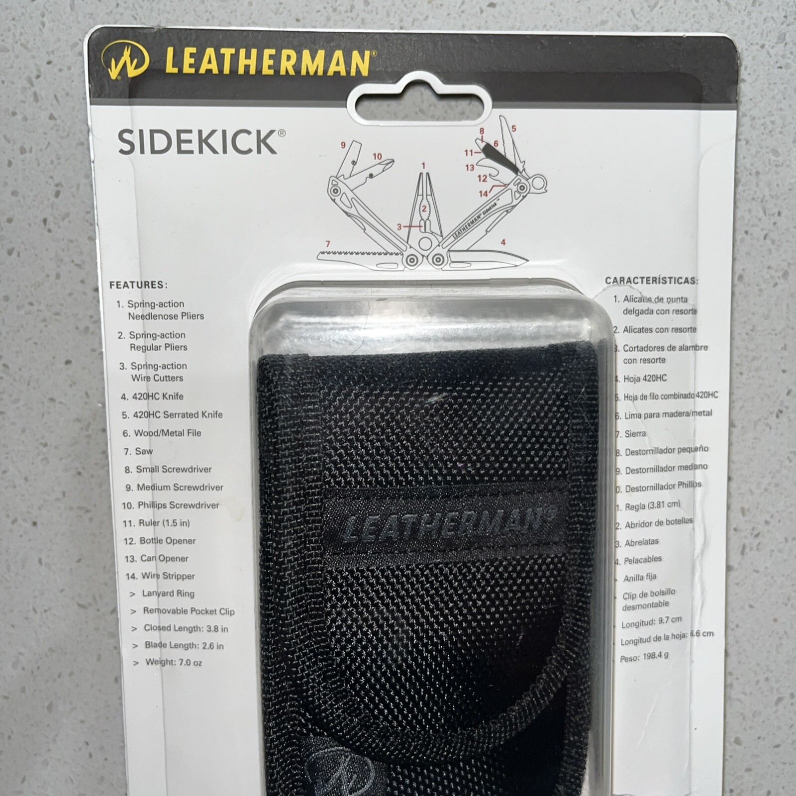 LEATHERMAN, Sidekick Pocket Size Multitool with Spring-Action Pliers and Saw