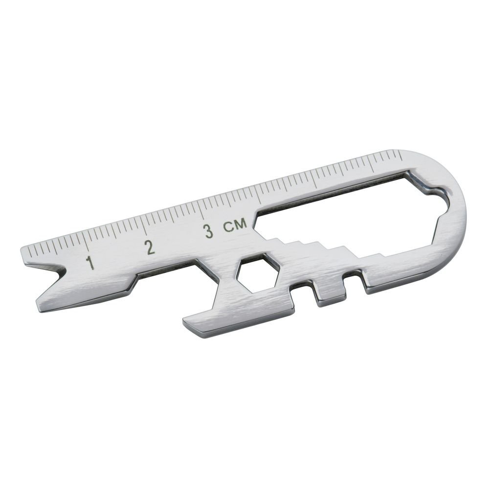 St67129 14in1 Micro Wrench Multitool Stainless Steel Construction For Keychain A
