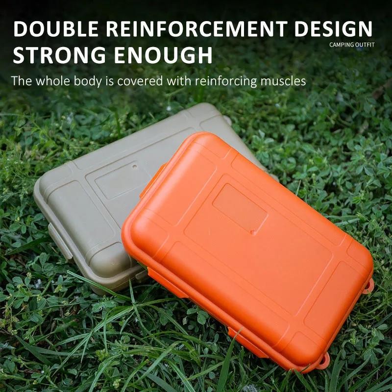 Edc Survival Tool Box Waterproof Shockproof Outdoor Camping Fishing Storage Bag