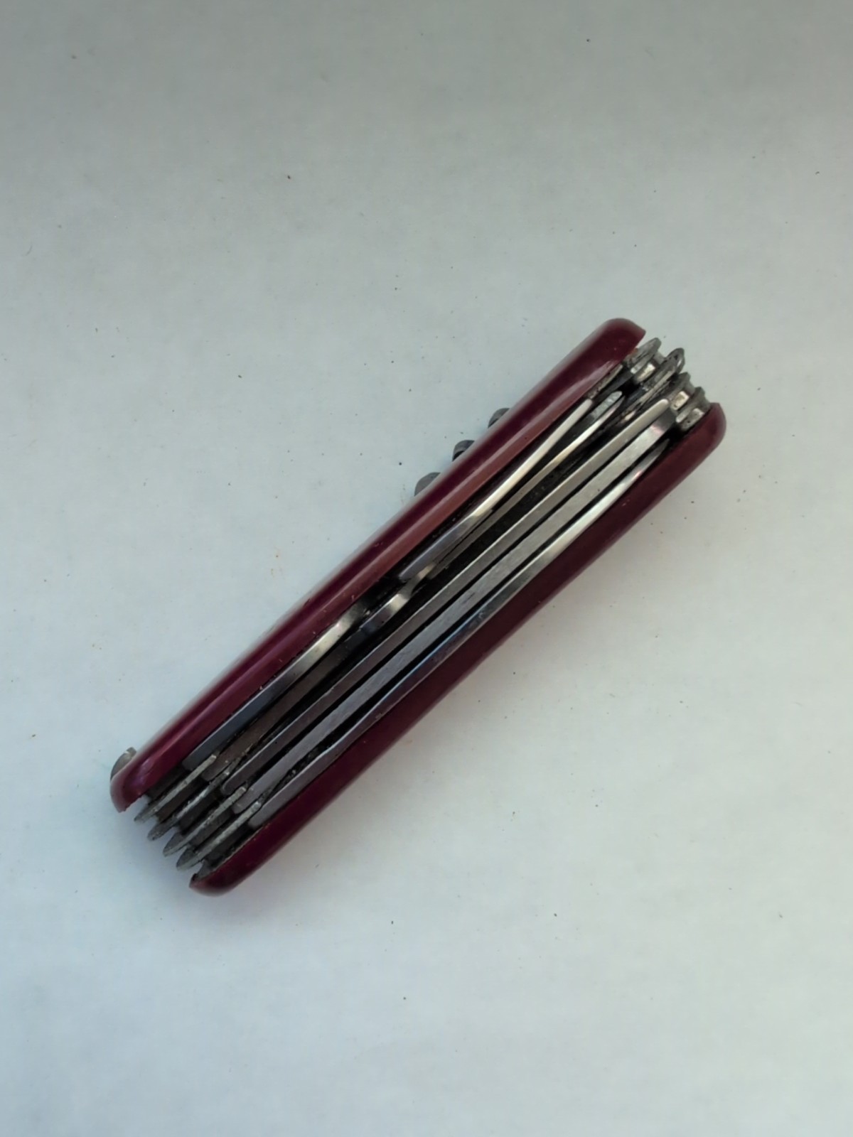 -Swiss Army Style Red Utility Pocket Knife Multi Tool China Stainless SteelBlade