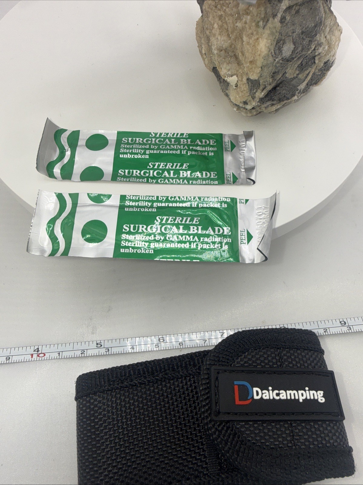 Daicamping Multitool With Sheath #24 Scalpel,Glass Break,Diamond File,ScissorEtc