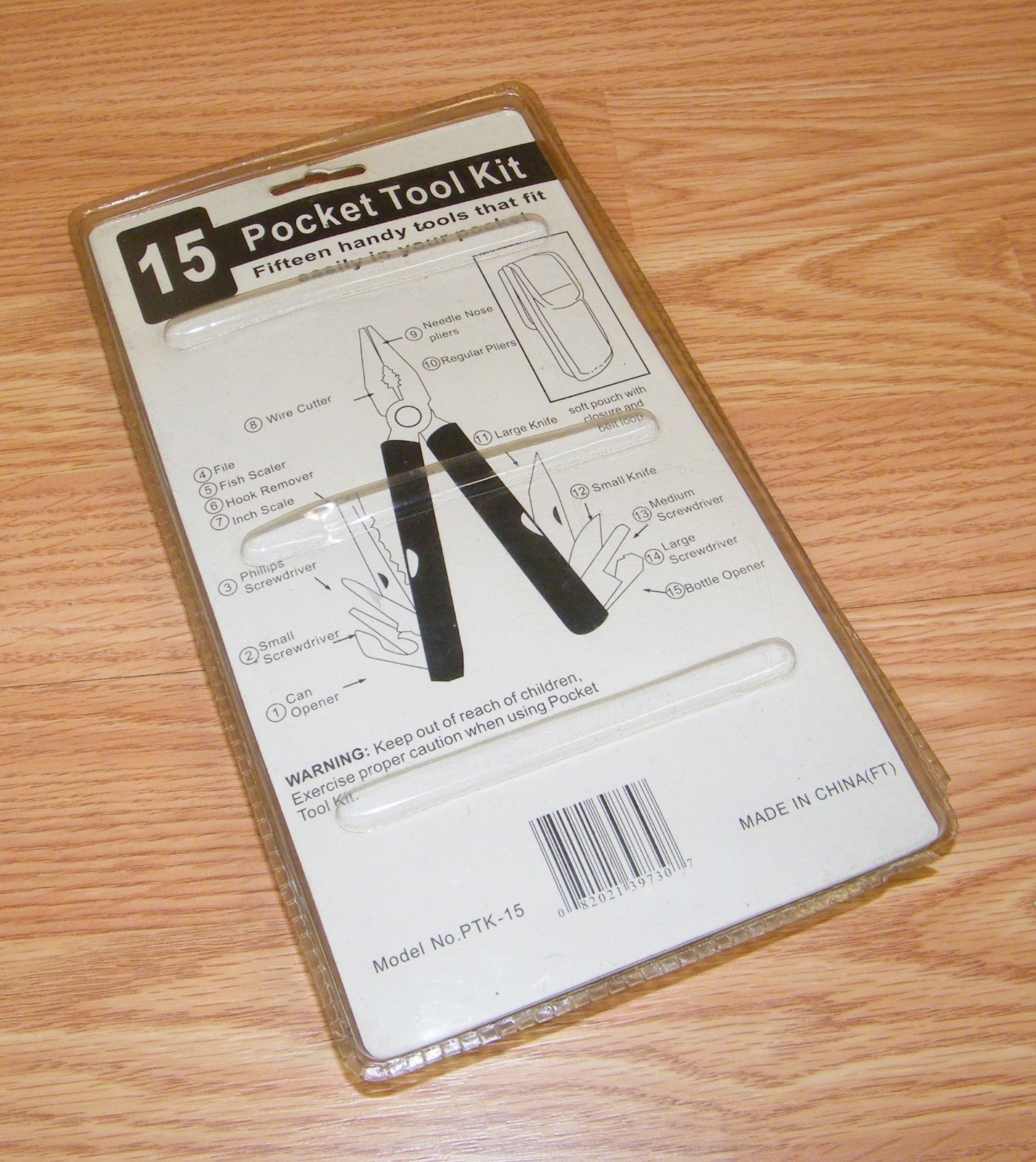 Genuine Regal 15 in 1 Stainless Steel Pocket Tool Kit With Pouch / Case **READ**