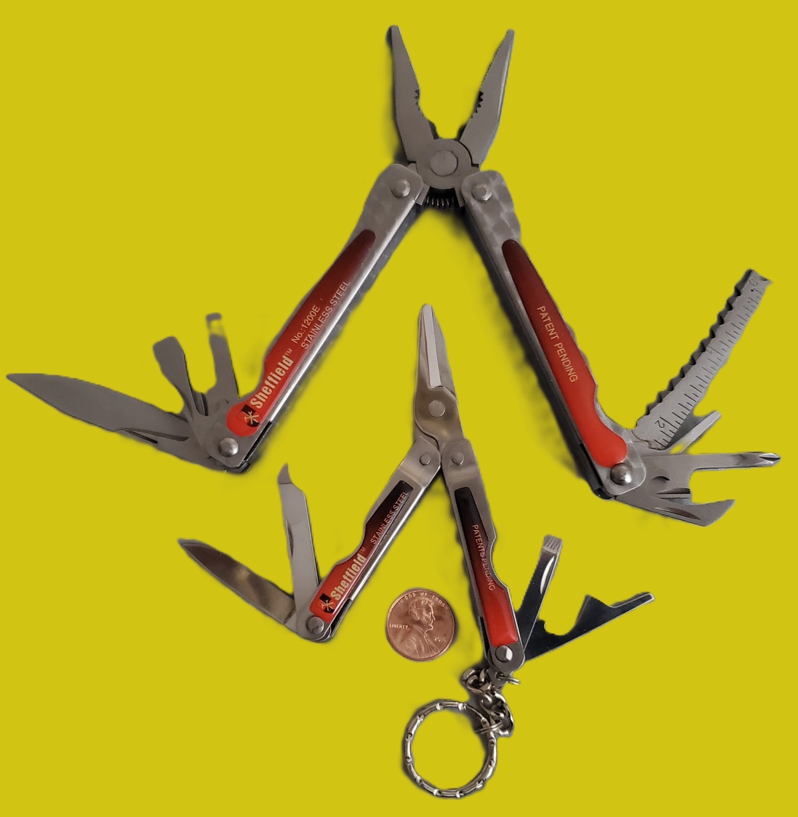 SHEFFIELD ~ MULTI-TOOL 1200E – LARGE & SMALL – Excellent Condition