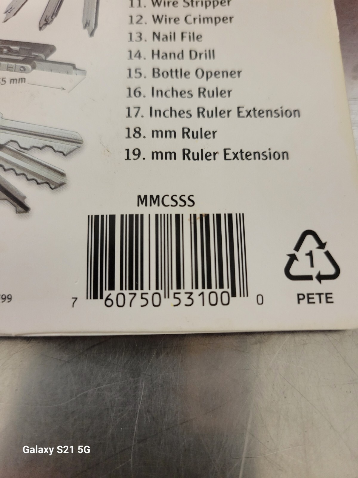 Micro Max 19 in 1 Multi ~ Swiss Tech ~ Wrenches Screwdrivers Stainless ~ Pocket