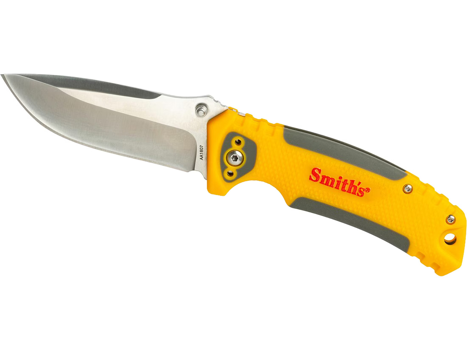 Smith’s Edgesport Pocket Knife 3.3″ Drop Point 420 Satin Blade Polymer Handle
