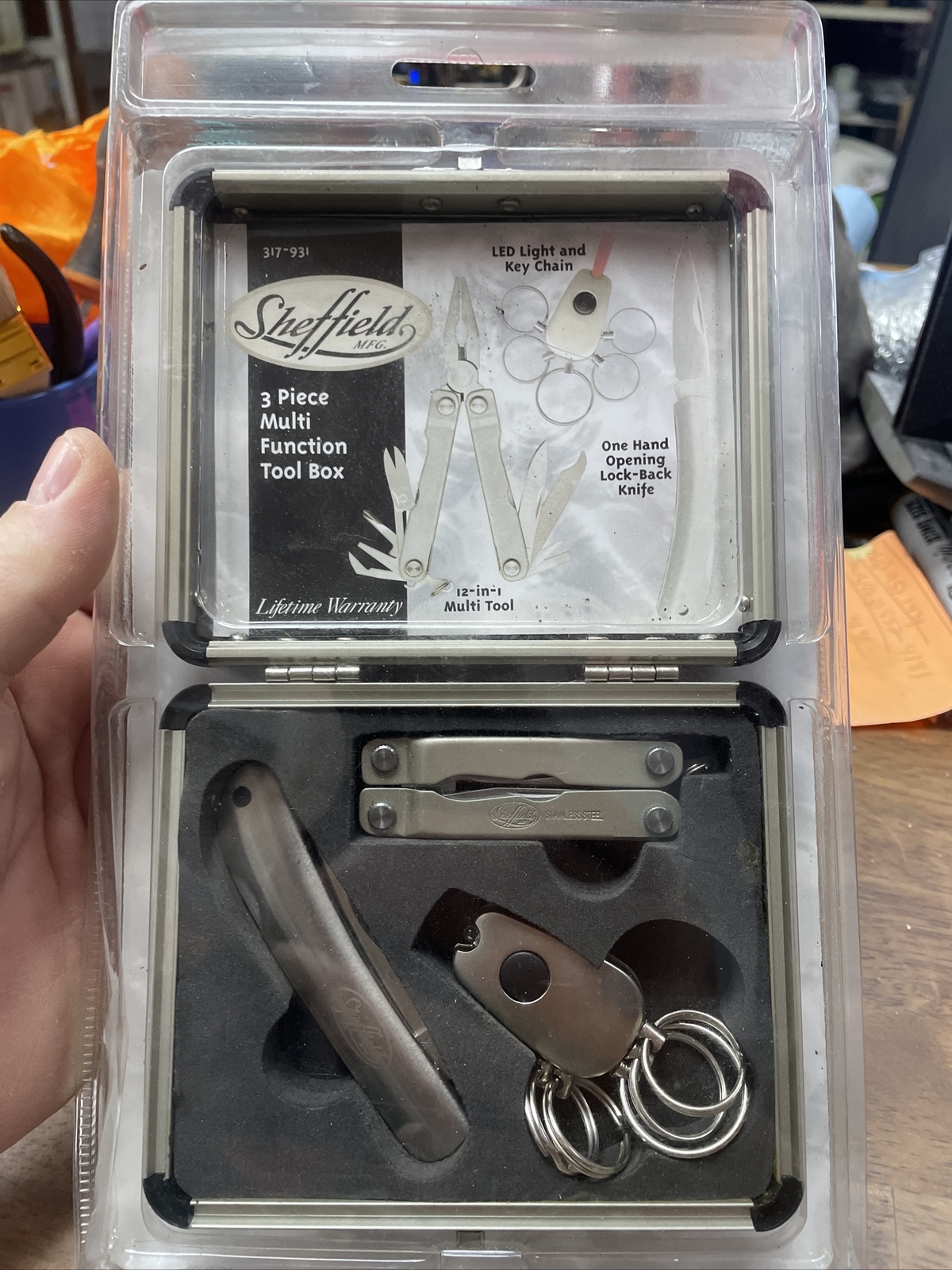Sheffield 3 Piece Multi Funtion Tool Box Item Number 317-931. (B17-4)