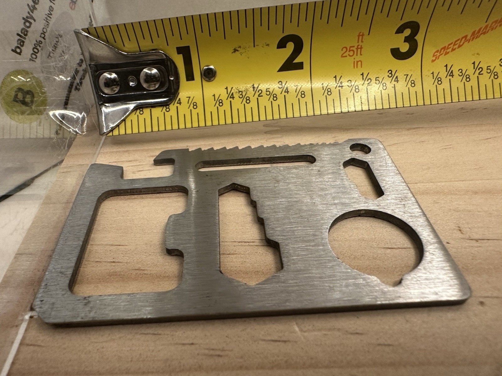 11 in 1 Survival Pocket Credit Card Multi-tool Stainless Steel