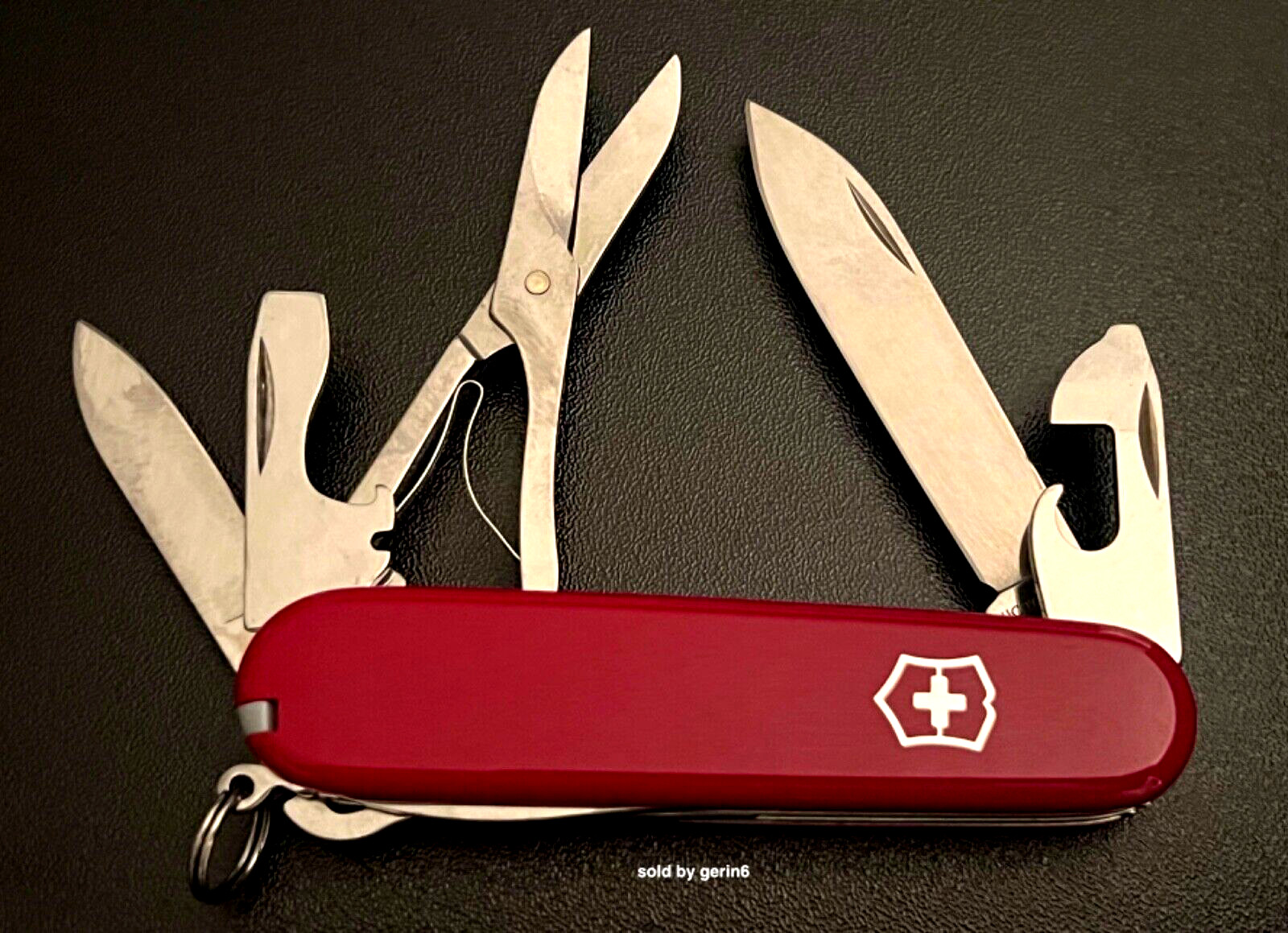 Swiss Army Original Knife Red Super Tinker Victorinox 1.4703-033-X1, New In Box