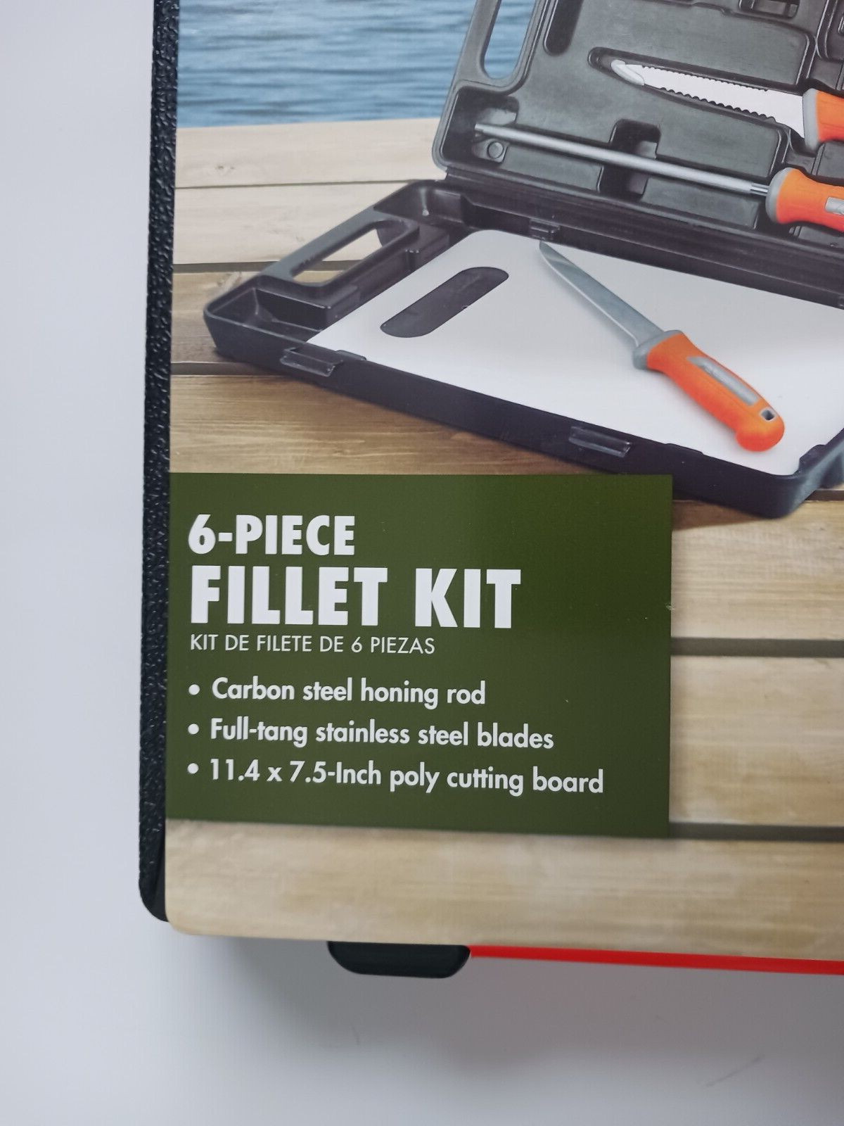 Ozark Trail Outdoor Equipment, 6-Piece Fillet Kit stainless steel blades