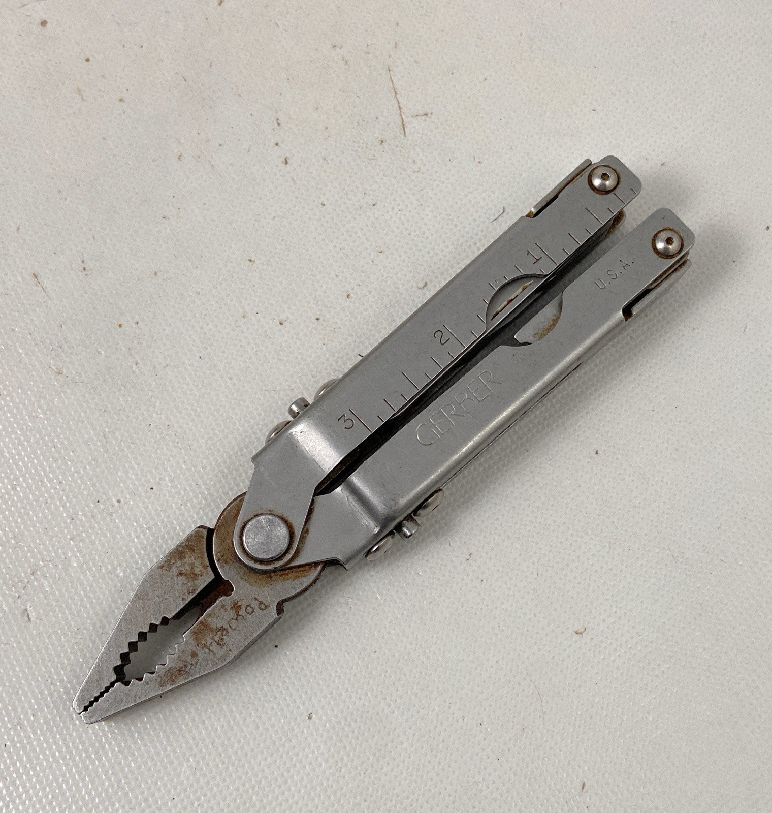 🌟Gerber USA MP400 Blunt Nose Multi-Tool, Pliers, Knife, File, Vintage NICE!