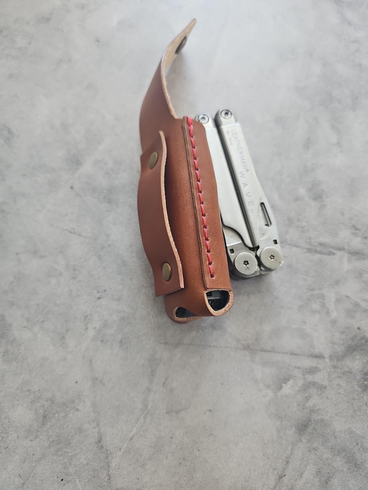 Leatherman wave Or Wave+ leather sheath handmade. Sheath only.