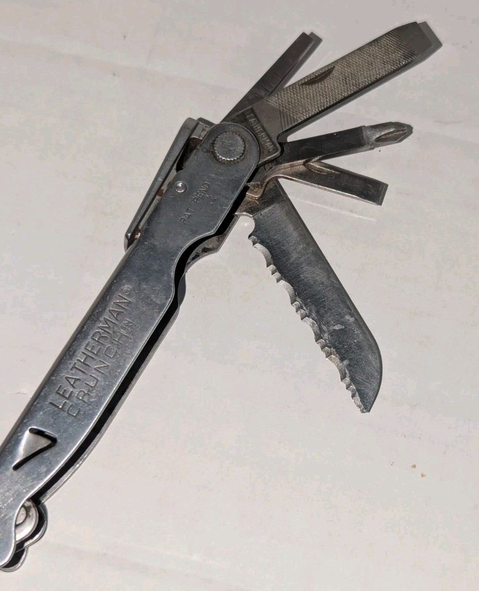 🔥🔥 Leatherman Crunch 2013 Rare Retired Multi Tool Plier Patent
