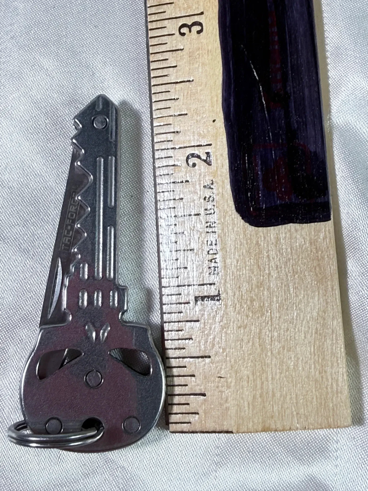 Tac-Force Skull Key Folding Knife TF-920 Mini Pocket Multitool Stainless
