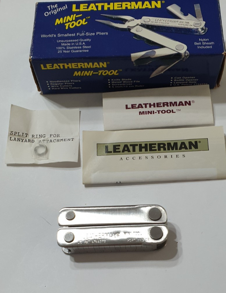 🔥🔥🔥 Leatherman Mini Tool 1998 New In Box Very Rare Retired Collectable