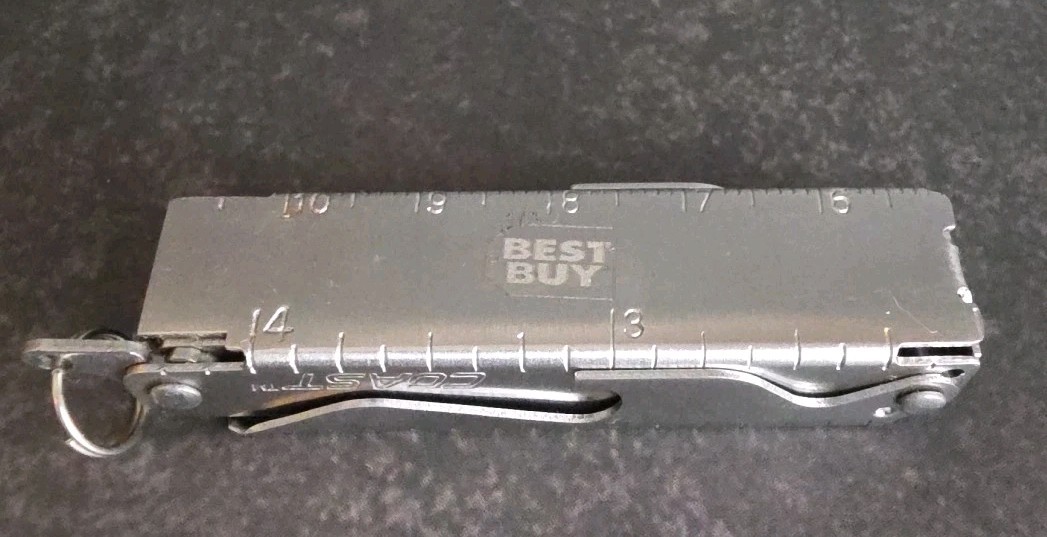 COAST Micro-Toolbox Multitool Stainless Steel 7 blades