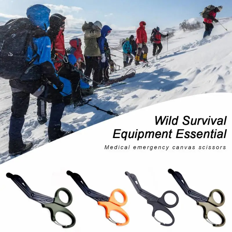 Medical Bandage Scissors Survive Paramedic Medical Rescue Scissor EDC Outdoor Tr