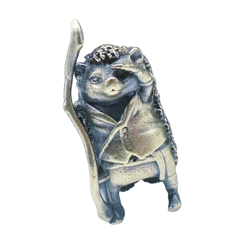 Hedgehog Parachute Cord Beads Vintage Charm Beads for Paracord Pendants