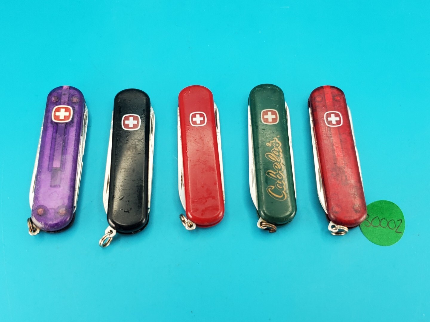 Lot of 5 Wenger Esquire Swiss Army Knife Multi Tools!
