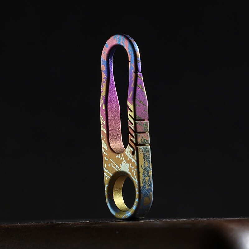 1PC Titanium Zipper Pull Replacement Detachable Zipper Puller Zipper Pull Tab