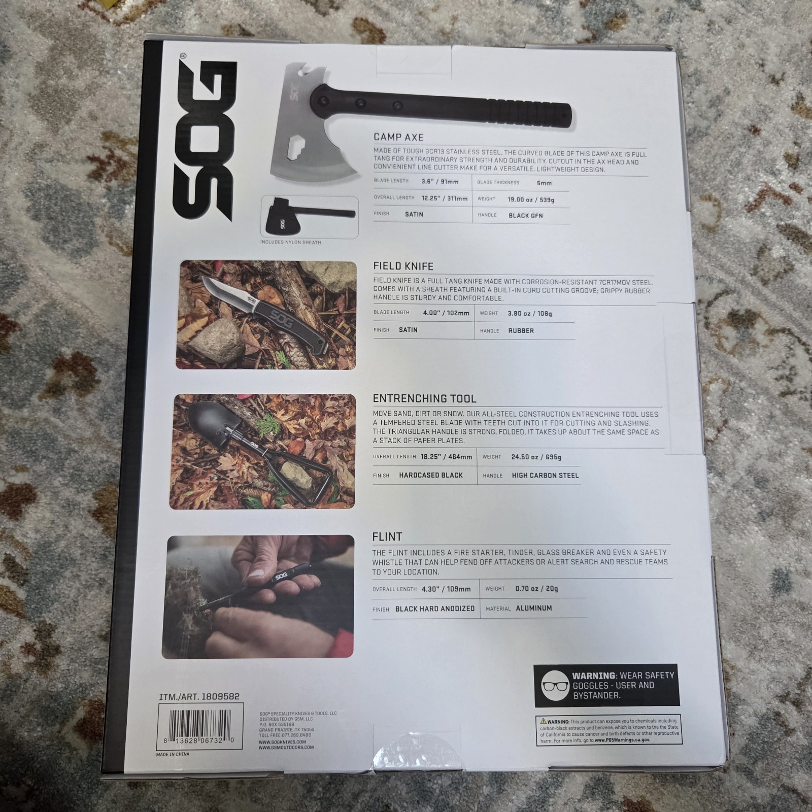 SOG Ultimate Camping Kit