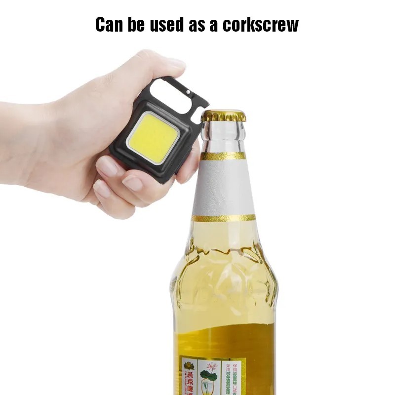 14-in-1 Multitool Axe + Rechargeable Mini COB Flashlight Survival Camping Gear