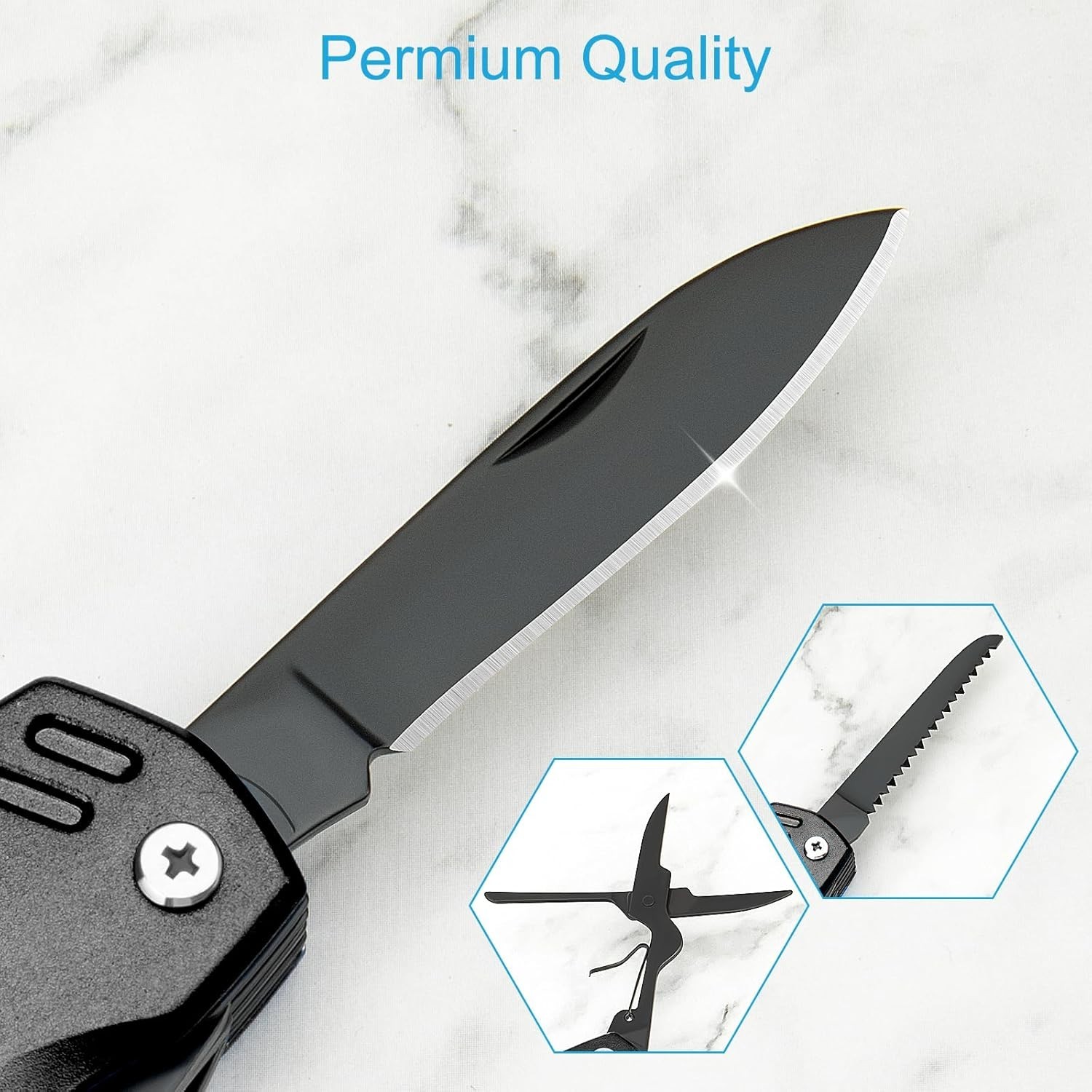16 In 1 Multitool Pocket Knife Folding Camping Survival Tool for Hiking
