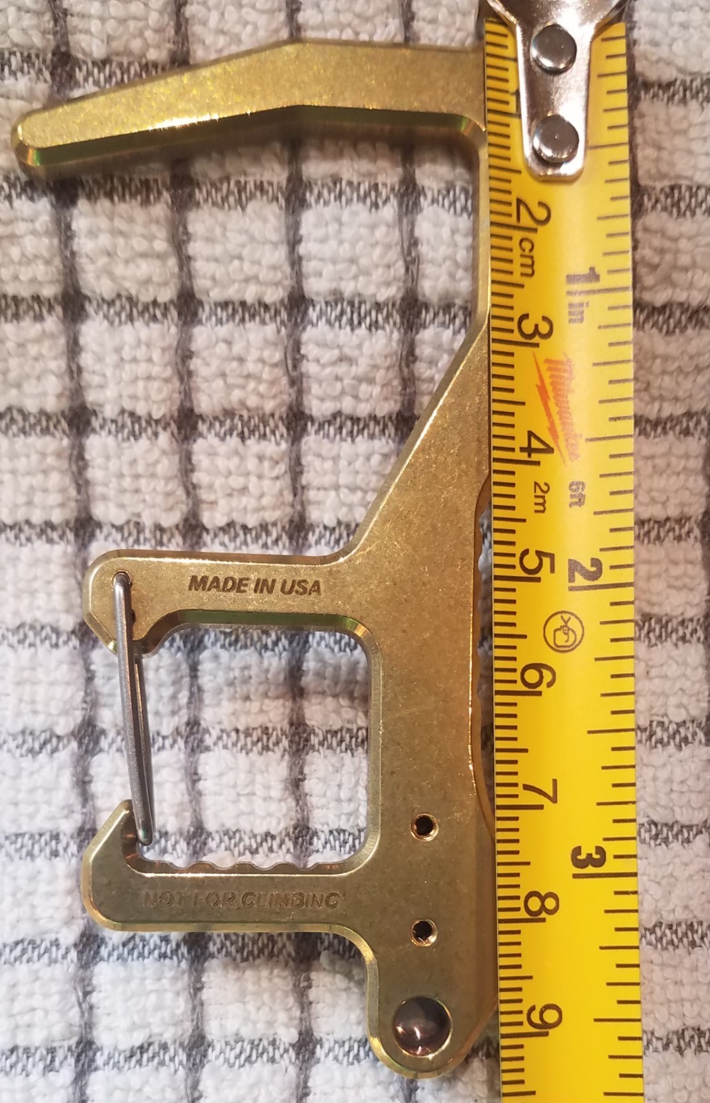 Leatherman Clean Contact Carabiner Tool Brass Corona Hook new box Edc Clip On