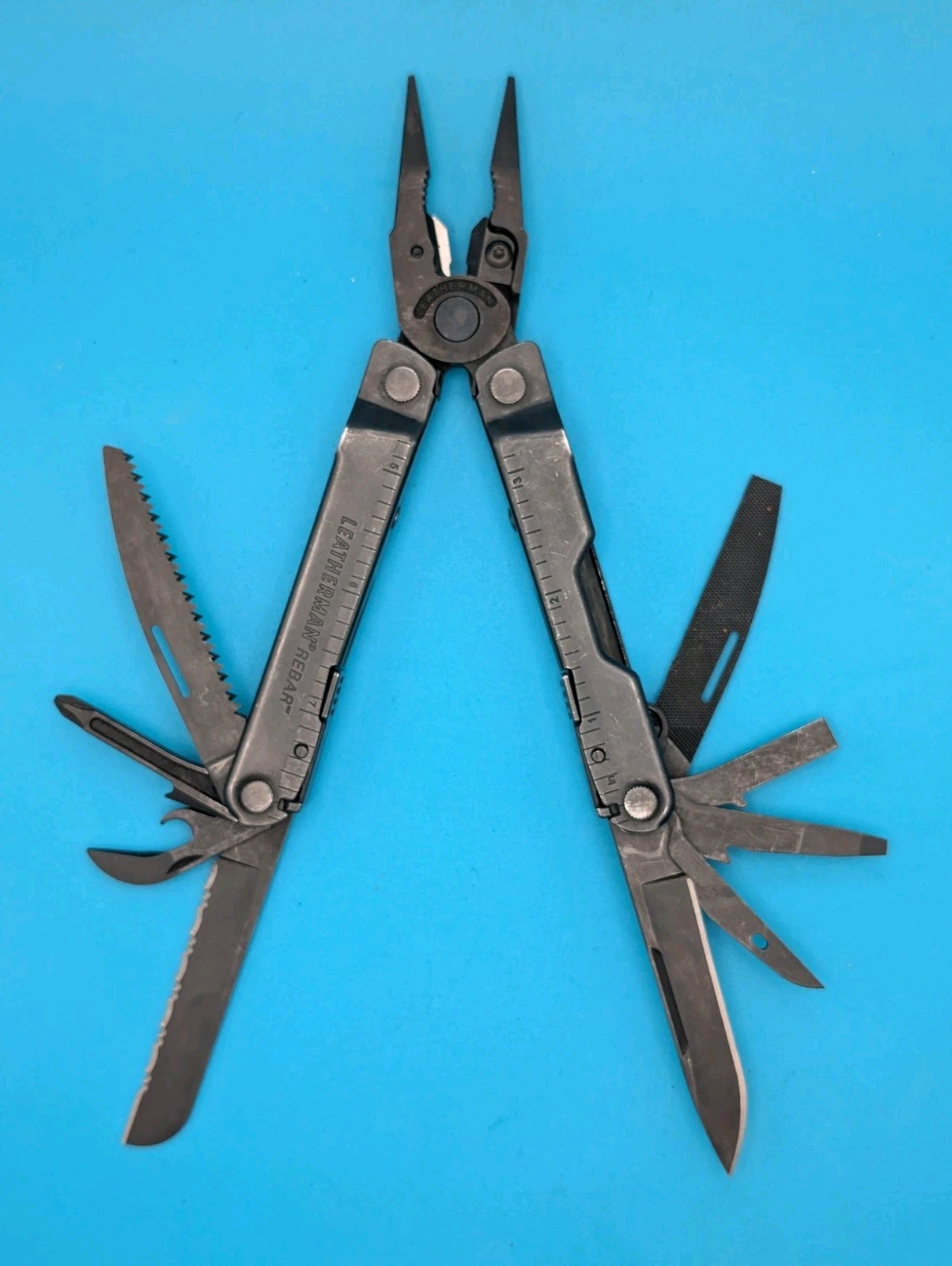 Leatherman Rebar Multi-Tool! Free Shipping! BLACK OXIDE!