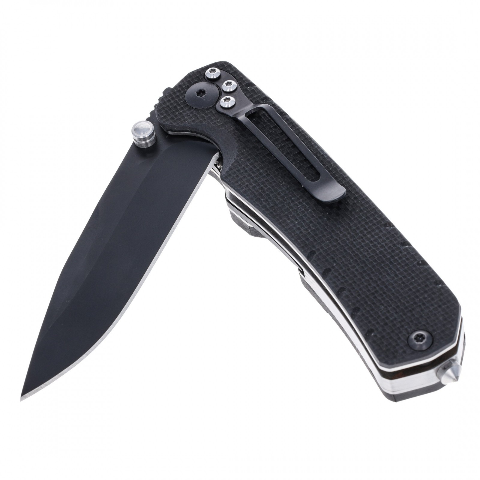 ASR Outdoor 9 in 1 Multitool Folding Pocket Knife with G10 Handle, Black