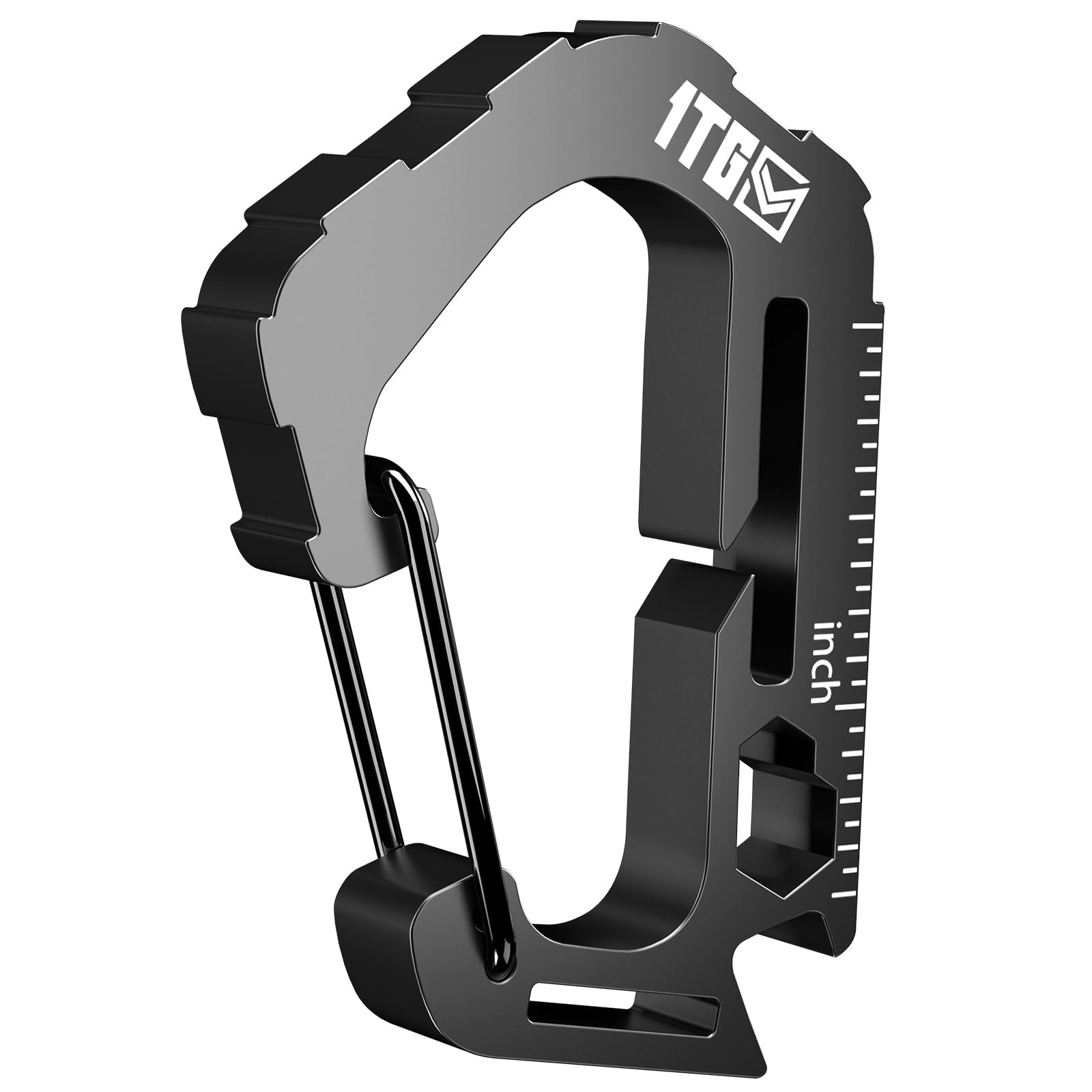 Heavy Duty MOLLE Gear Clip, 304 Stainless Steel Metal Connector for 1″ & 1.5″…