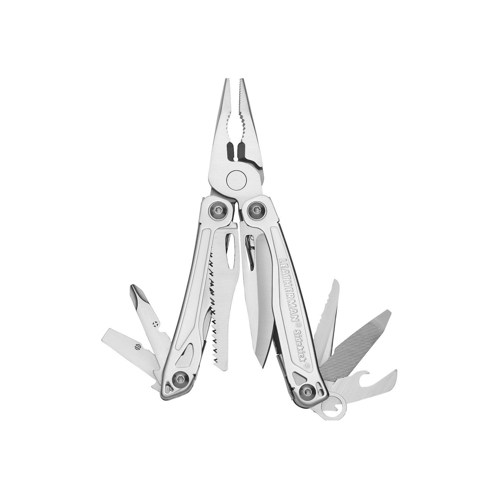 LEATHERMAN Sidekick Pocket Multitool Spring-Action Pliers & Saw, Stainless