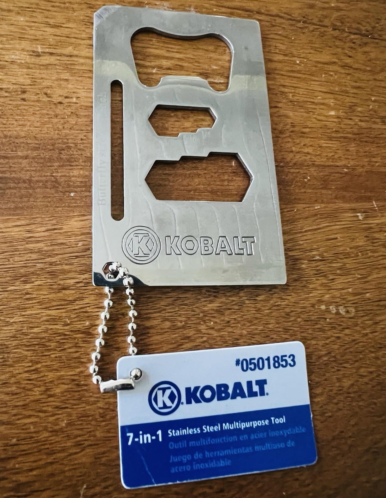 Kobalt 7 In 1 Stainless Steel Multipurpose Tool Keychain