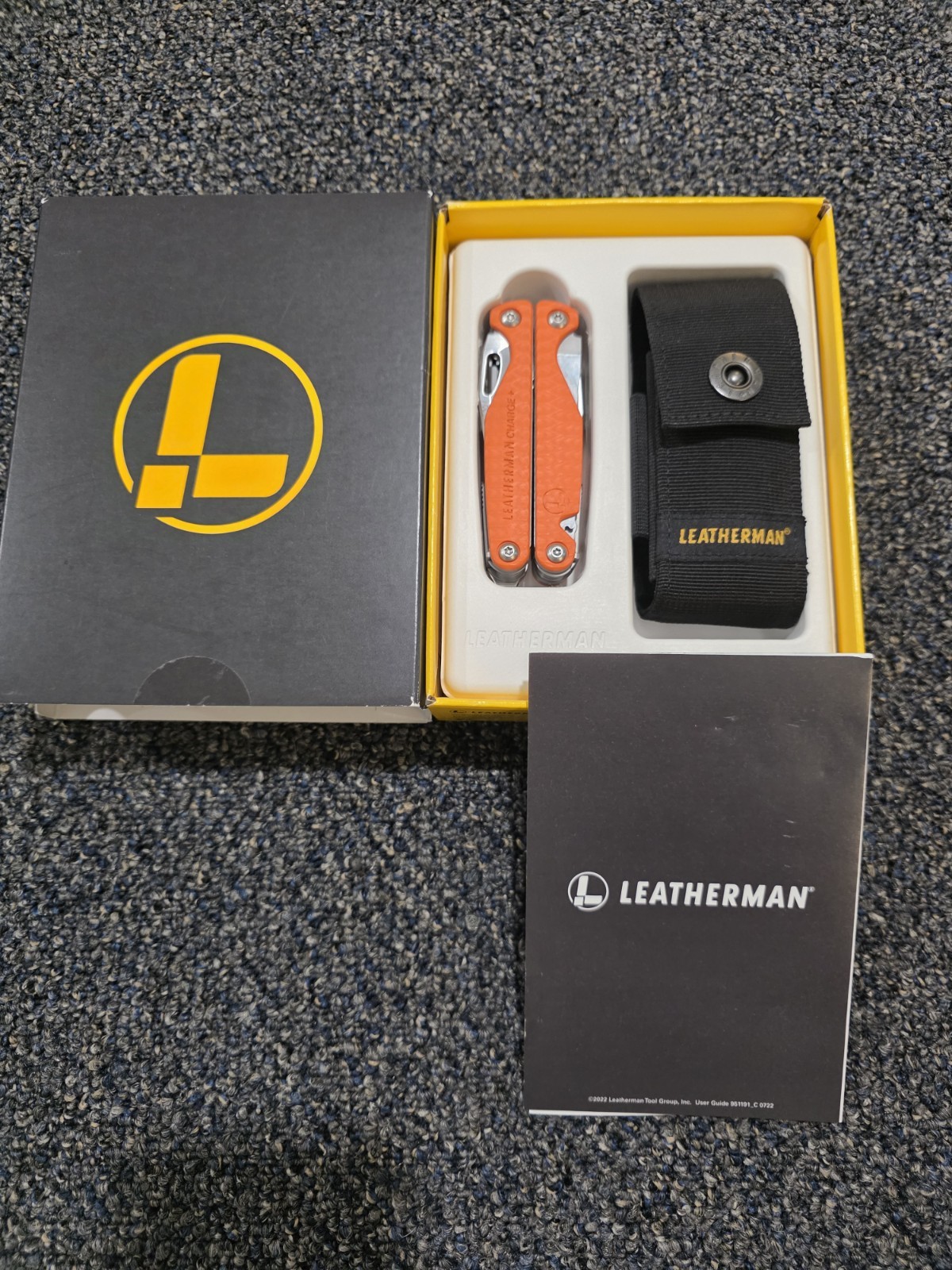 2021 Rare Leatherman Charge+ G10 Limited Edition S30V Blade Orange Multitool
