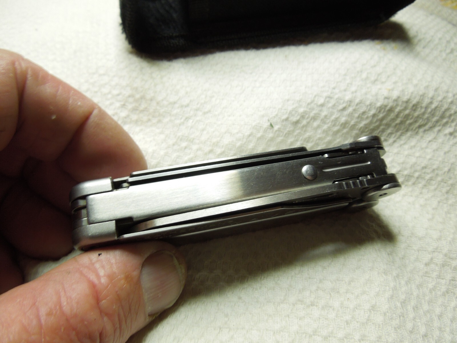The Original Leatherman Wave Multi Tool USA 2001 PAT.PEND. UNIQUE INSCRIBED LOOK