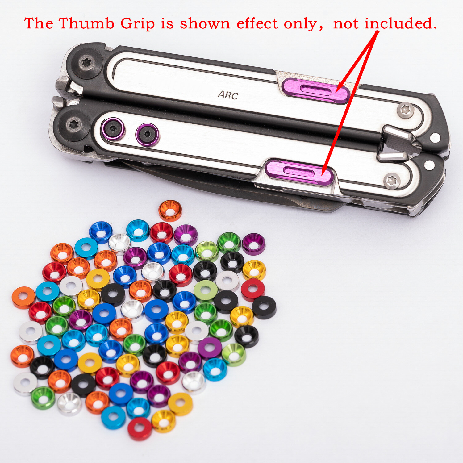 For Leatherman Free P2 P4 ARC Aluminum alloy CNC DIY Accessories Decorative