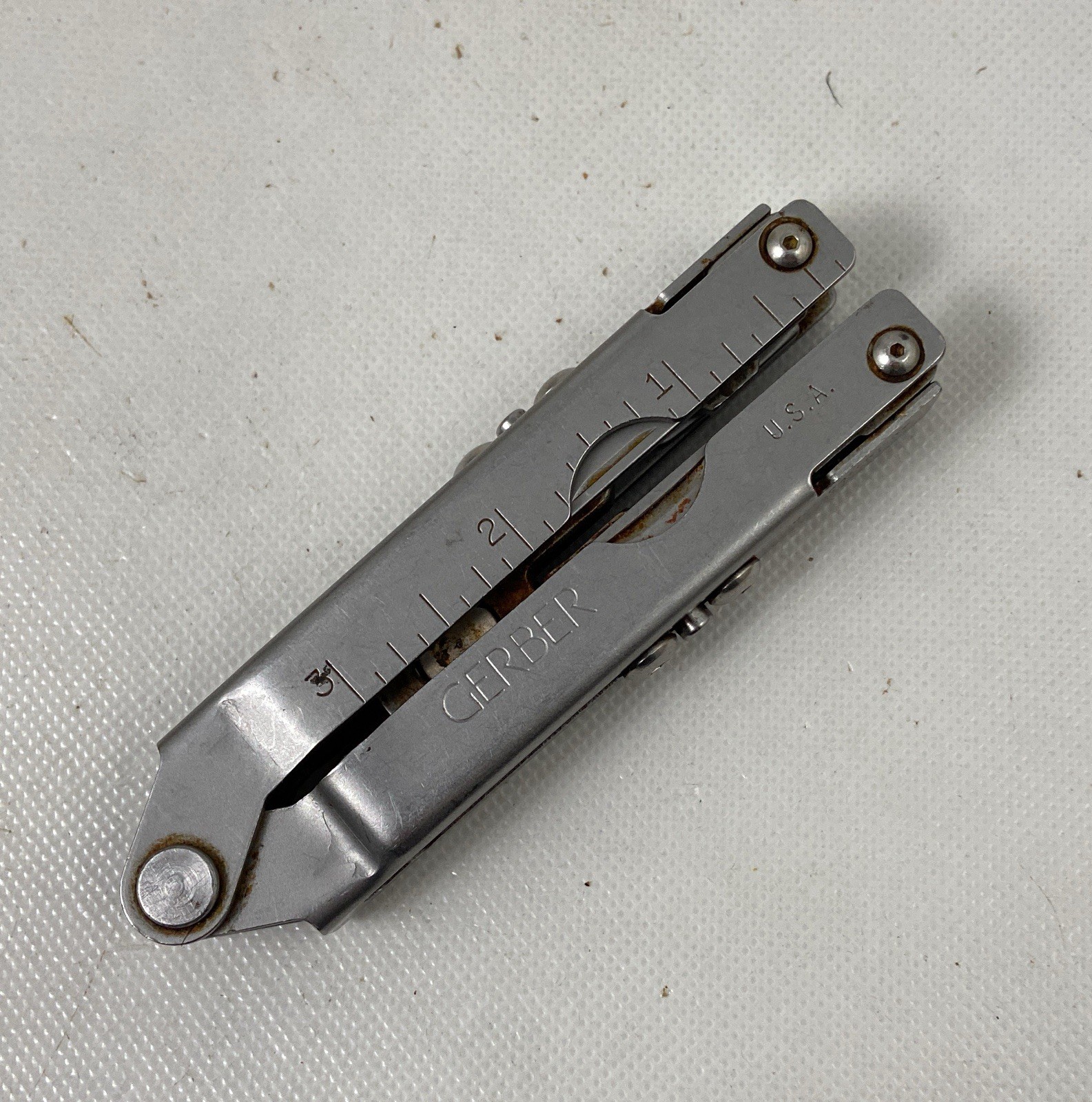 🌟Gerber USA MP400 Blunt Nose Multi-Tool, Pliers, Knife, File, Vintage NICE!